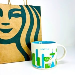STARBUCKS You Are Here Collection Seattle Mug 14 oz